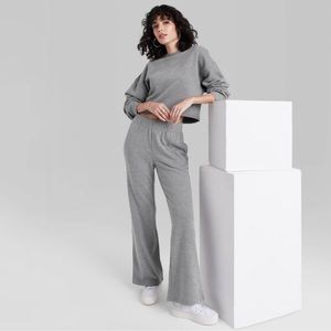 Wild Fable Heathered Grey French Terry Lounge set (size M)